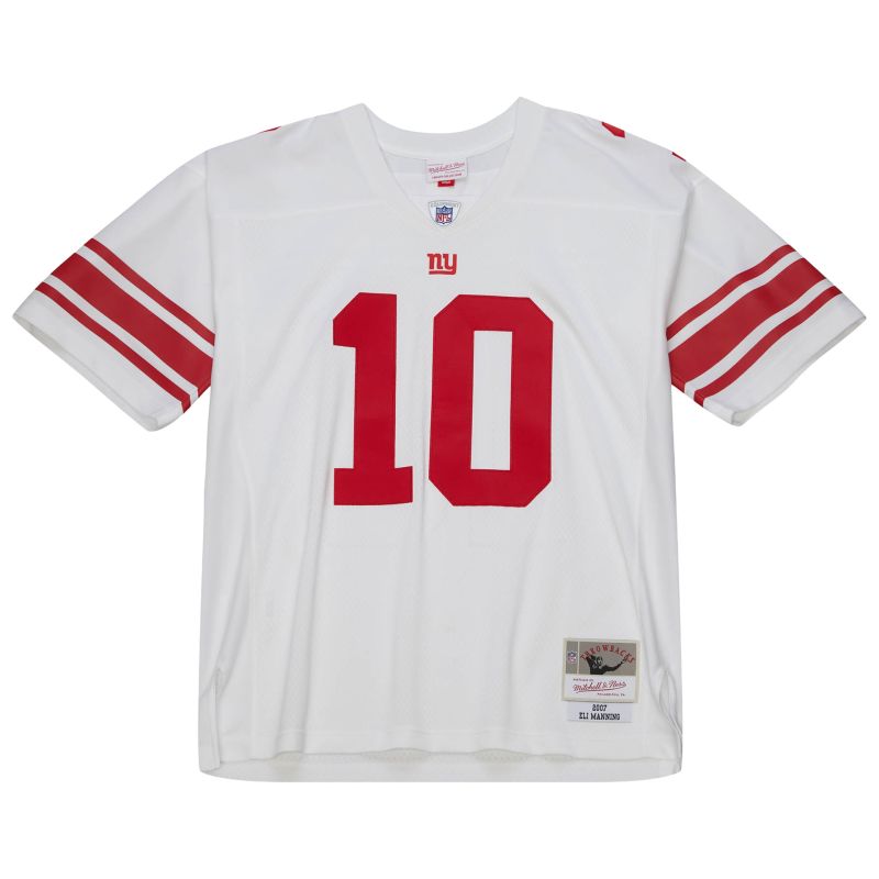 Eli Manning #10 New York Giants 2007 Legacy Throwback NFL Jersey White view 2