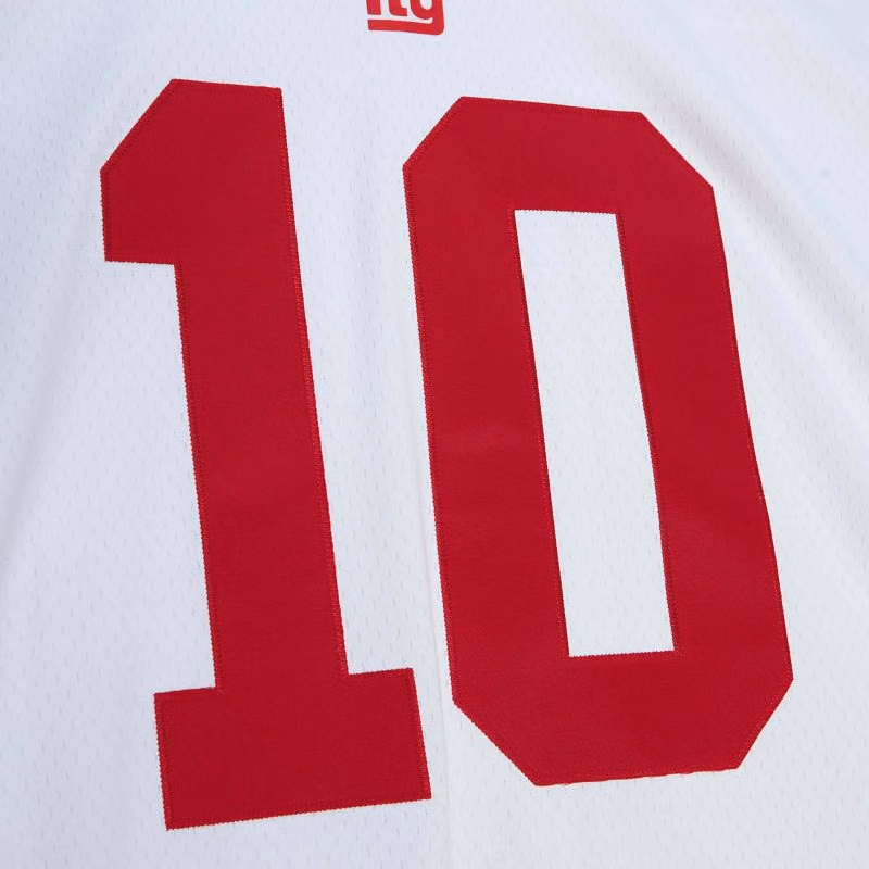 Eli Manning #10 New York Giants 2007 Legacy Throwback NFL Jersey White view 5
