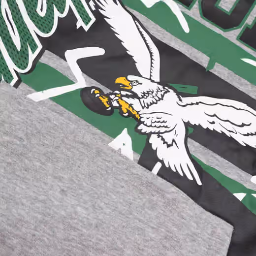 Philadelphia Eagles Sport Classics Oversized NFL Hoodie Gray view 3