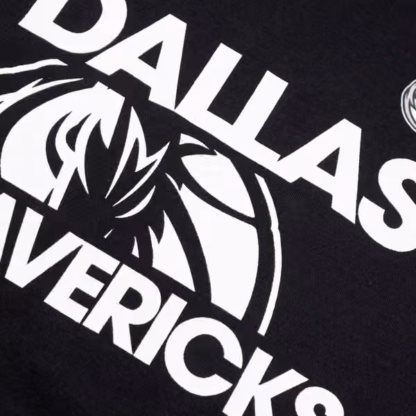Dallas Mavericks NBA Courtside Nike Club Hoodie Black (YOUTH) view 4