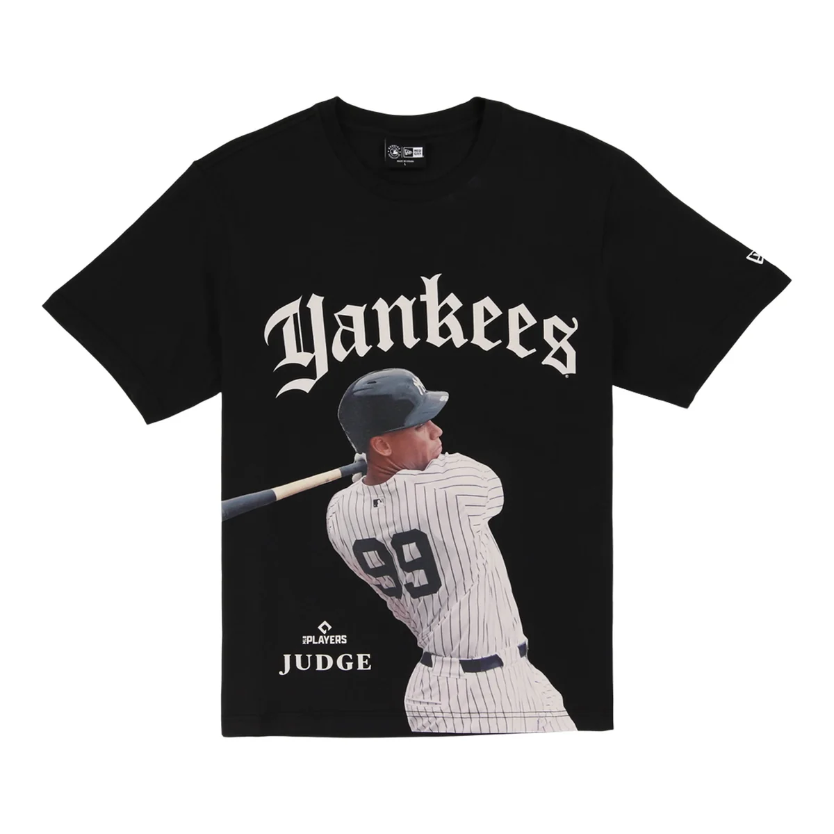 New York Yankees MLB 'Batter Up' New Era T-Shirt Collection - Aaron Judge front view