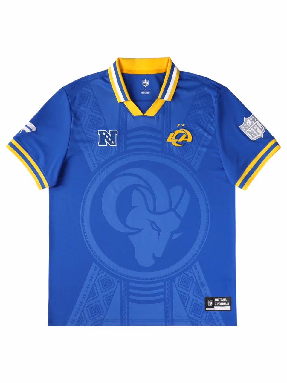 Los Angeles Rams 2026 Football x Football NFL Fan Jersey Blue view 1