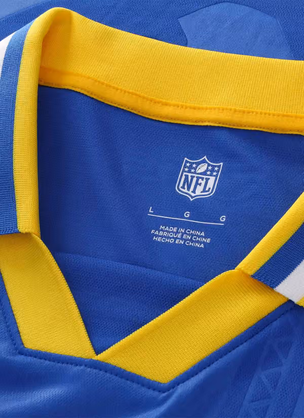 Los Angeles Rams 2026 Football x Football NFL Fan Jersey Blue view 4