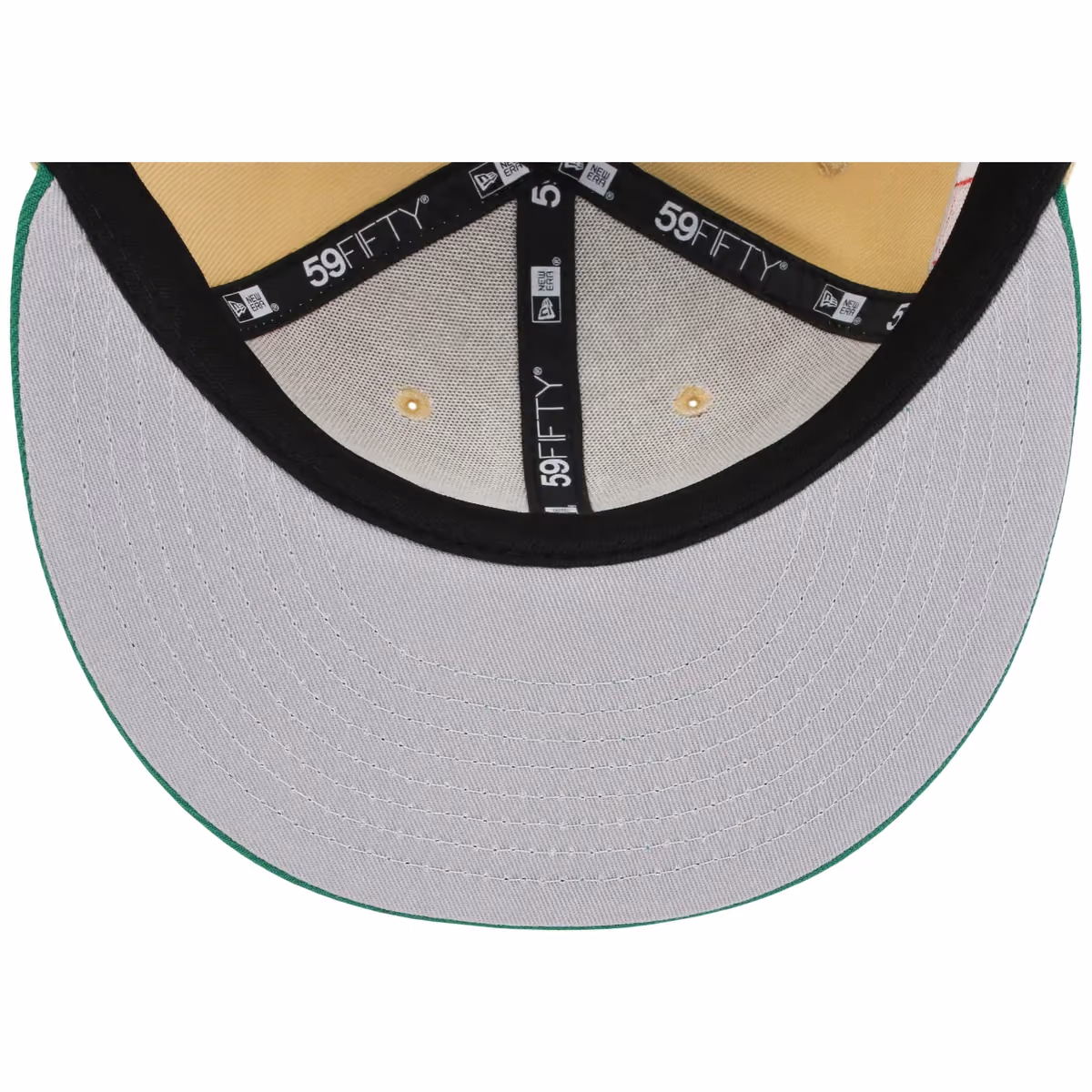Mexico Independence Day - Crown the Country New Era 59FIFTY (Gold/Kelly Green) back view