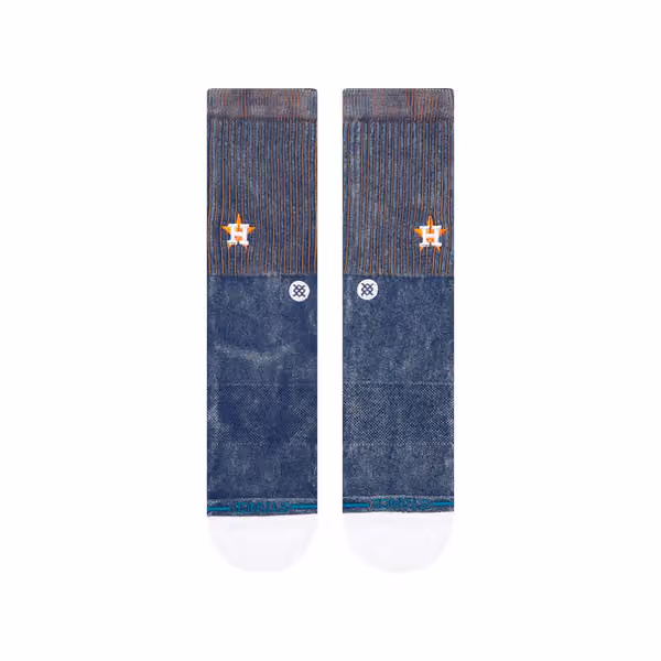 Houston Astros Bags Stance MLB Crew Socks Navy view 2