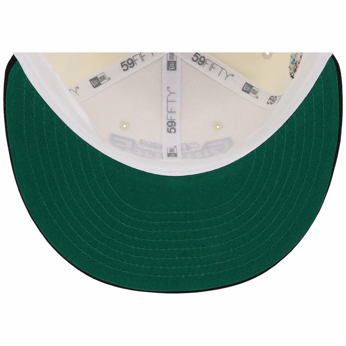 Washington Wizards NBA Chrome OTC New Era 59FIFTY (Chrome/Black) back view
