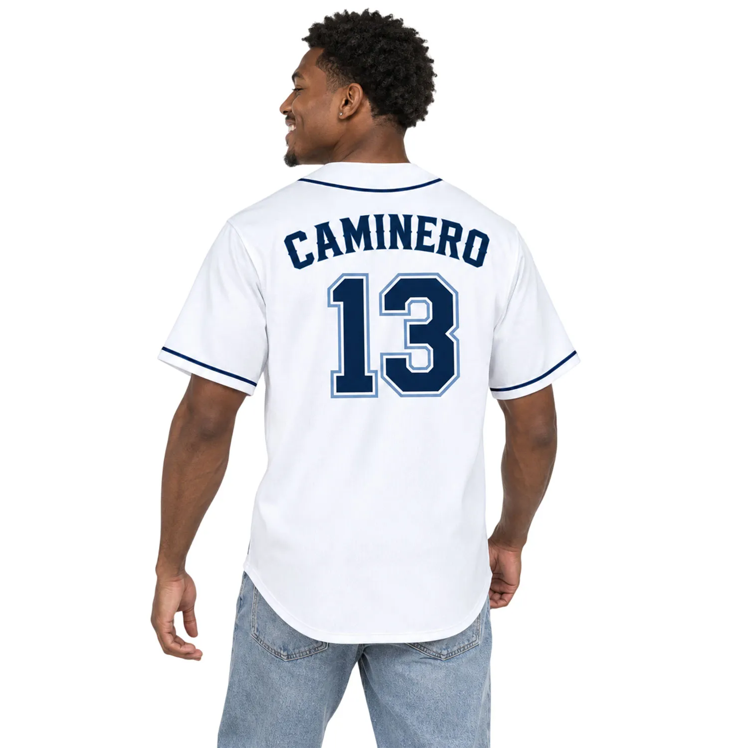 TP Rays Home Jersey Junior Caminero Bold