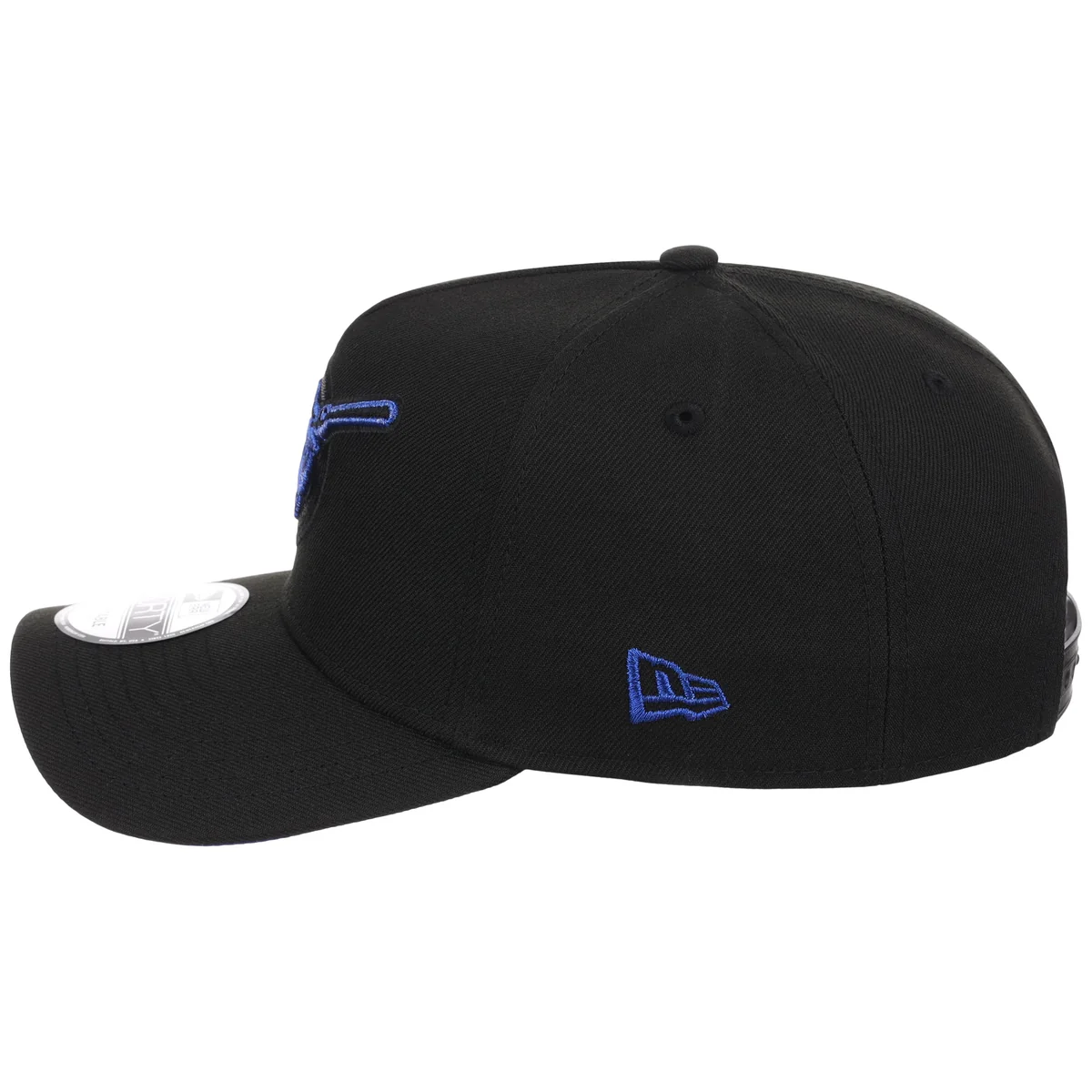 San Diego Padres MLB Black x Royal FASHION CORE New Era 9FORTY A-Frame detail view