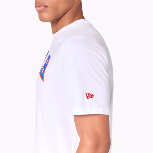 Philadelphia 76ers Team Logo New Era NBA T-Shirt White view 4