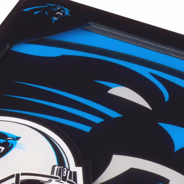 Carolina Panthers 3D Logo NFL Coasters (2-Piece) view 2
