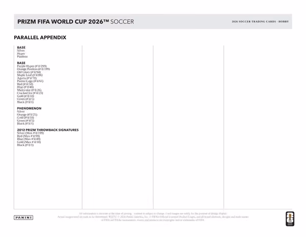 2026 Panini Prizm FIFA World Cup Football Blaster Box view 6