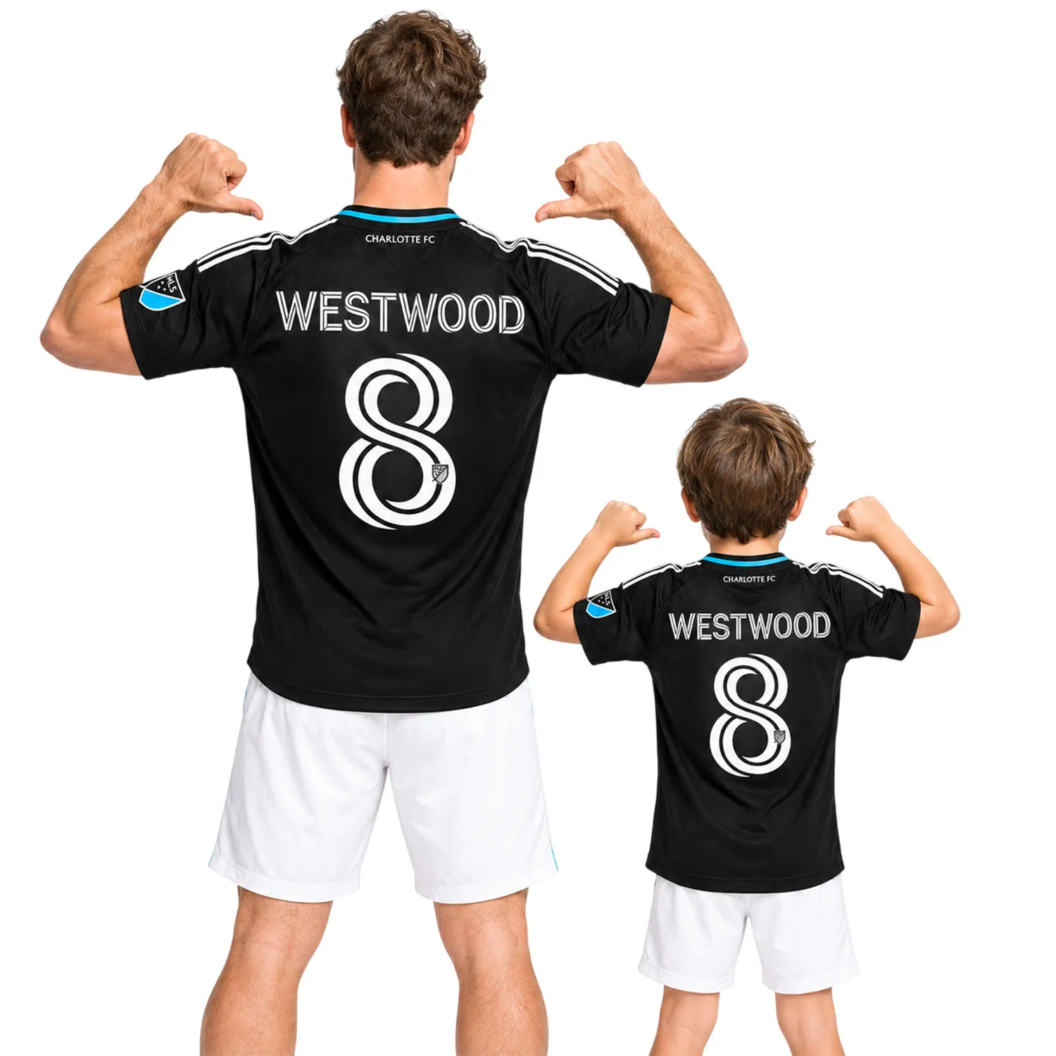 Ashley Westwood Black Jersey Special Custom Charlotte FC Player 2026