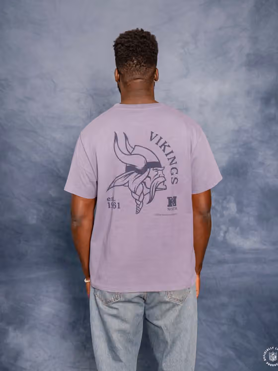 Minnesota Vikings L&L '89 Classics NFL T-Shirt Purple view 6