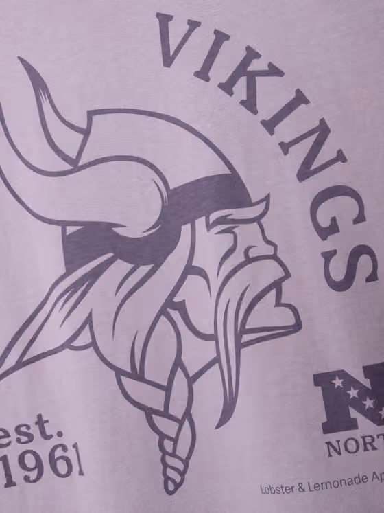 Minnesota Vikings L&L '89 Classics NFL T-Shirt Purple view 3