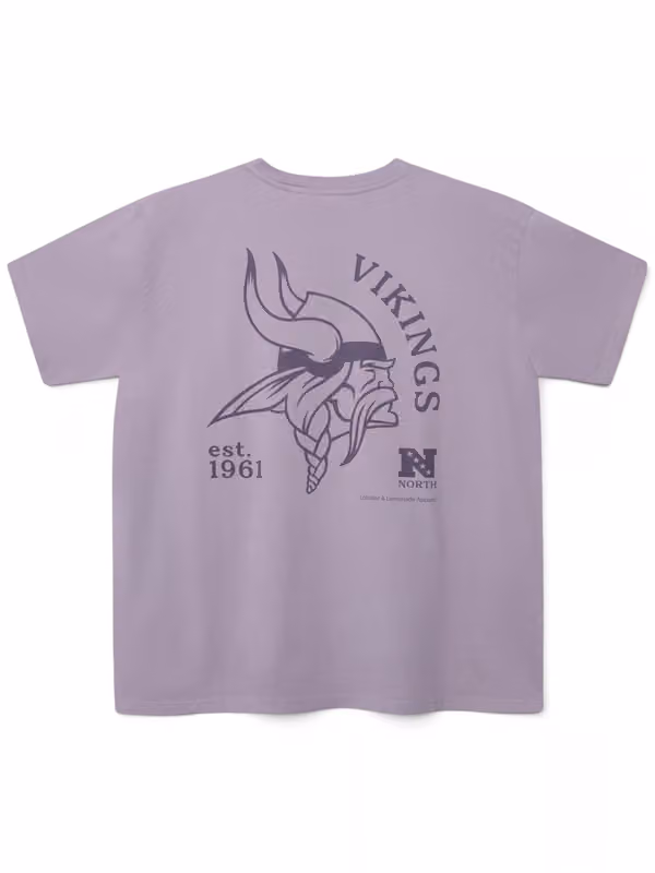 Minnesota Vikings L&L '89 Classics NFL T-Shirt Purple view 1