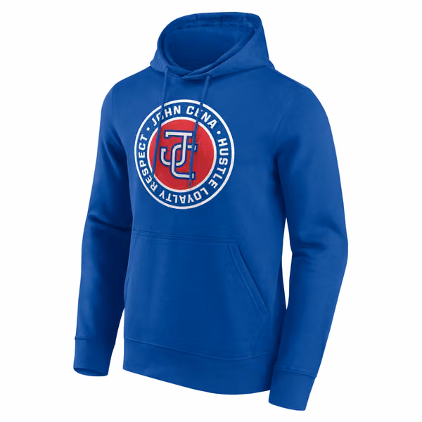 John Cena WWE Superstar Hoodie Blue view 2