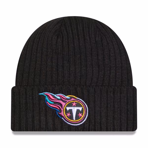Tennessee Titans 2024 NFL Crucial Catch New Era Tech Knit Beanie product photo