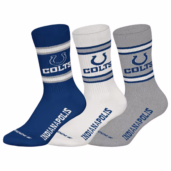 Indianapolis Colts Team Set NFL Crew Socks (3-Pack) view 1