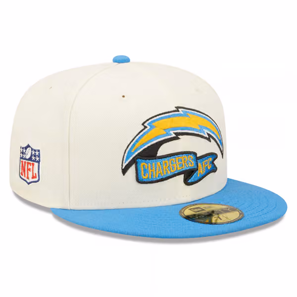 Los Angeles Chargers Traditional On-Field 2022 NFL Sideline New Era 59FIFTY Cap product photo