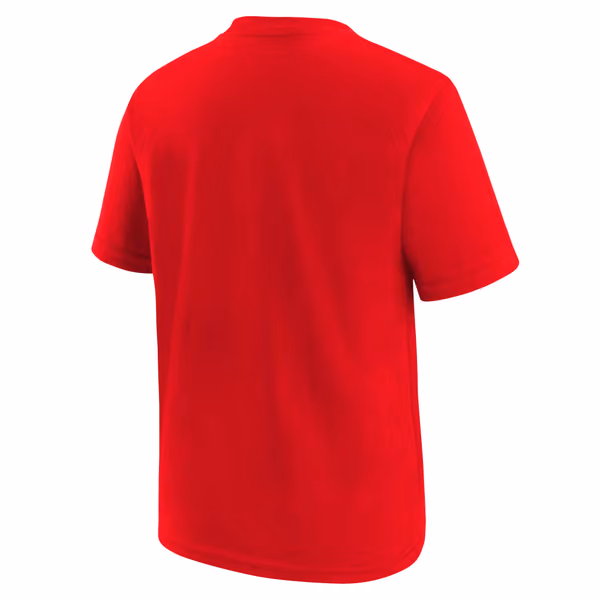 Cincinnati Reds Cooperstown Logo Nike MLB T-Shirt Red (YOUTH) view 3