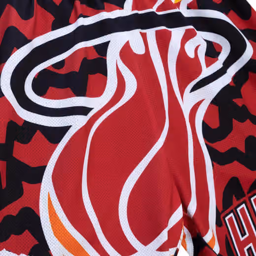 Miami Heat Mitchell & Ness Jumbotron 2.0 NBA Shorts view 3
