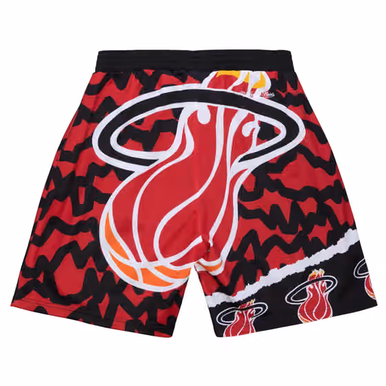 Miami Heat Mitchell & Ness Jumbotron 2.0 NBA Shorts view 2