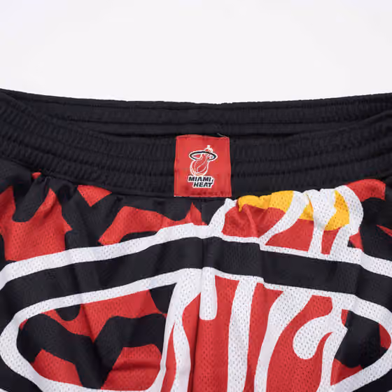 Miami Heat Mitchell & Ness Jumbotron 2.0 NBA Shorts view 4