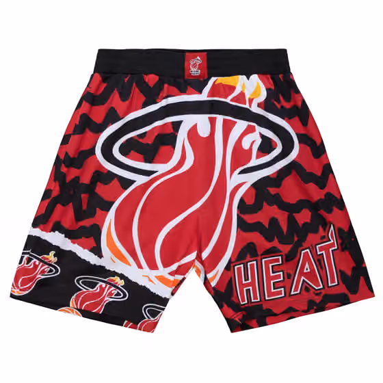 Miami Heat Mitchell & Ness Jumbotron 2.0 NBA Shorts view 1