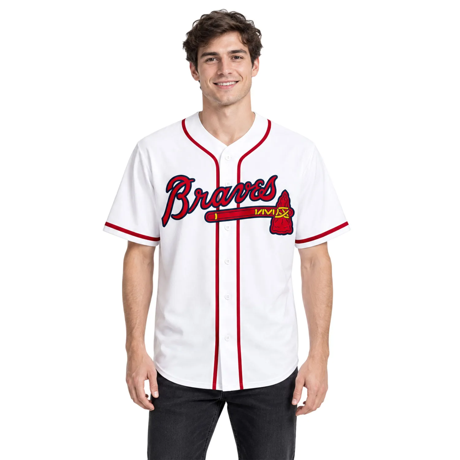 Atlanta Braves Home Jersey 2026 Epic White Style