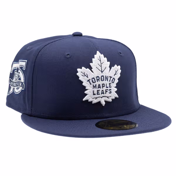 Toronto Maple Leafs 75th Anniversary 59FIFTY Fitted NHL Cap Navy product photo