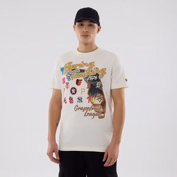 MLB Spring Training 2026 Grapefruit League T-Shirt Cream view 1