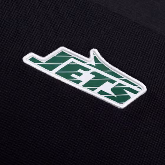 New York Jets 2024 NFL On-Field Sideline Nike Jersey Hoodie Black view 3
