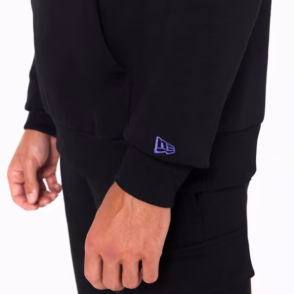 Minnesota Vikings Logo Hoodie NFL Sweatshirt Black view 4