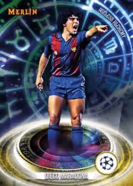 2023/24 Topps Merlin Chrome UEFA Club Competitions Soccer (Fussball) Blaster Box view 3