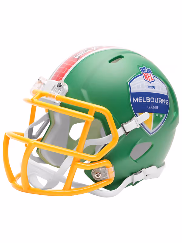 2026 NFL Melbourne Game Speed Mini Helmet view 1