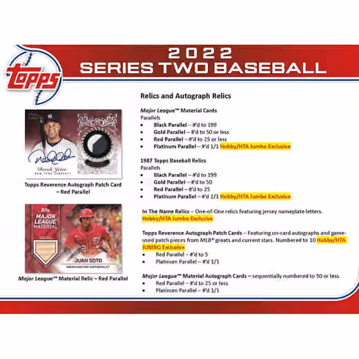 2022 Topps Series 2 Baseball Hobby Box MLB view 5