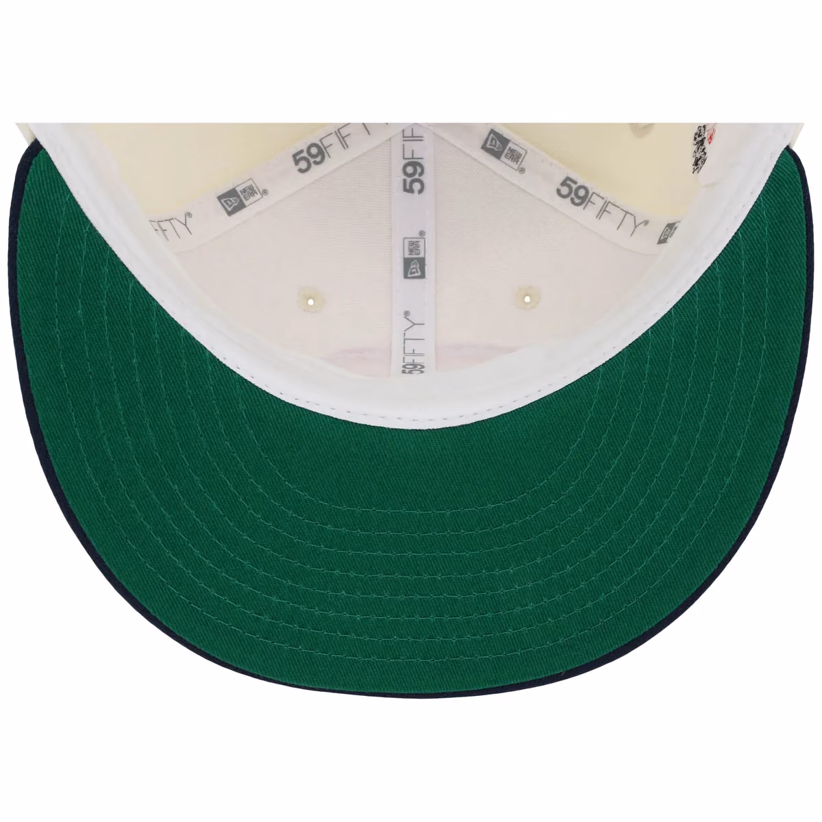 Houston Rockets NBA Chrome OTC New Era 59FIFTY (Chrome/Navy) back view