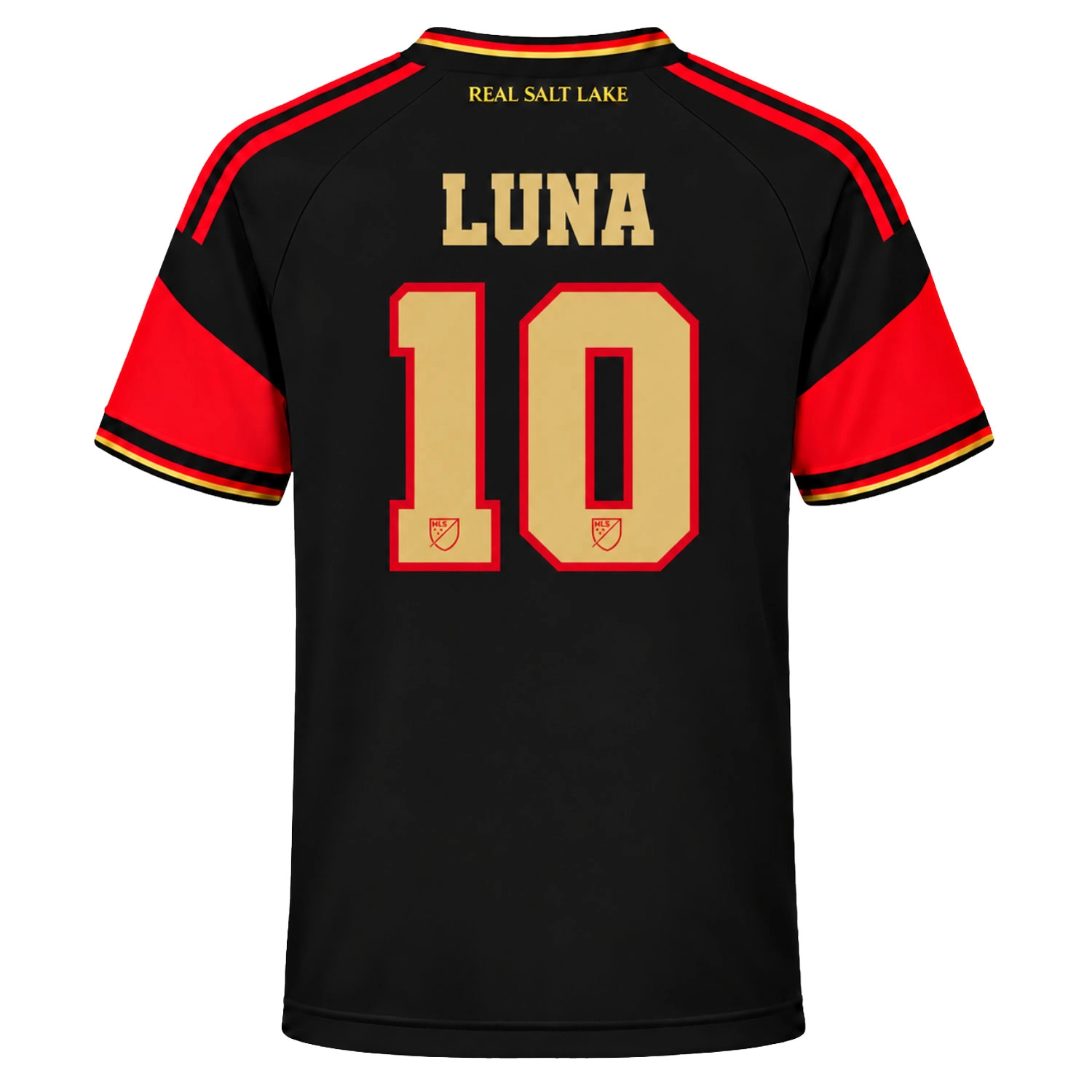 Diego Luna RSL Jersey Bold Black Red Match Style
