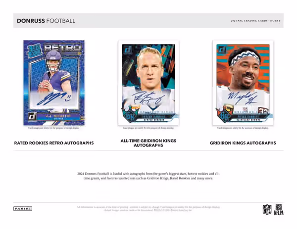 2024 Panini Donruss NFL Football Blaster Box view 3