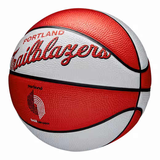 Portland Trail Blazers NBA Retro Wilson Mini Basketball (Size 3) view 4