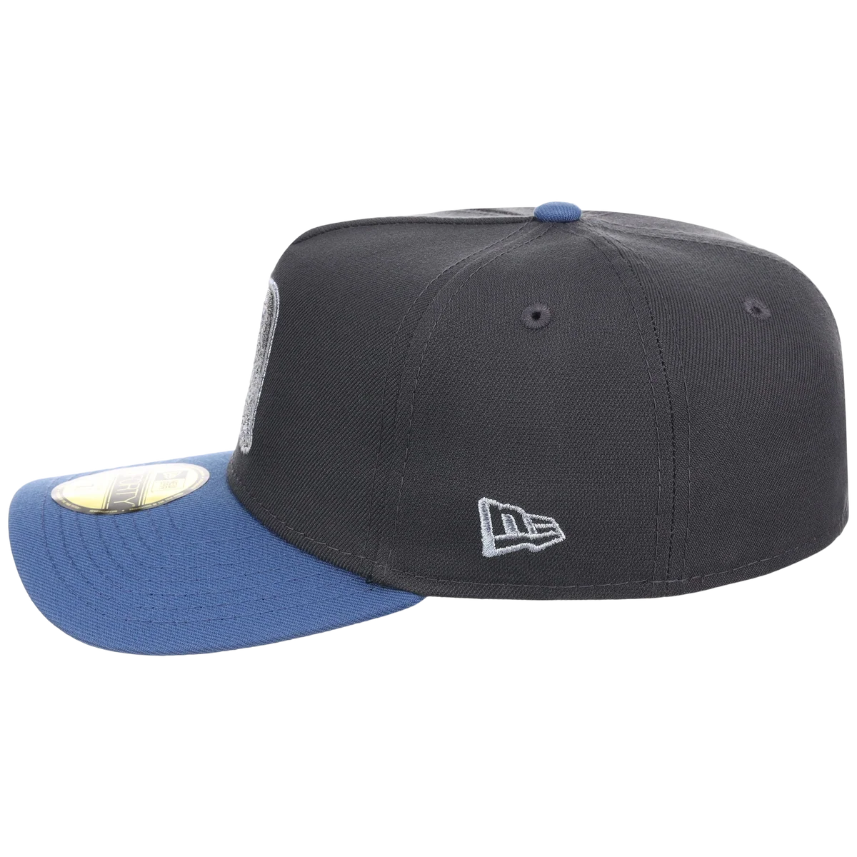 Detroit Tigers MLB Indigo Steel New Era 59FORTY detail view