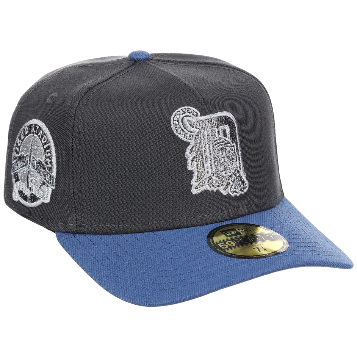 Detroit Tigers MLB Indigo Steel New Era 59FORTY front view