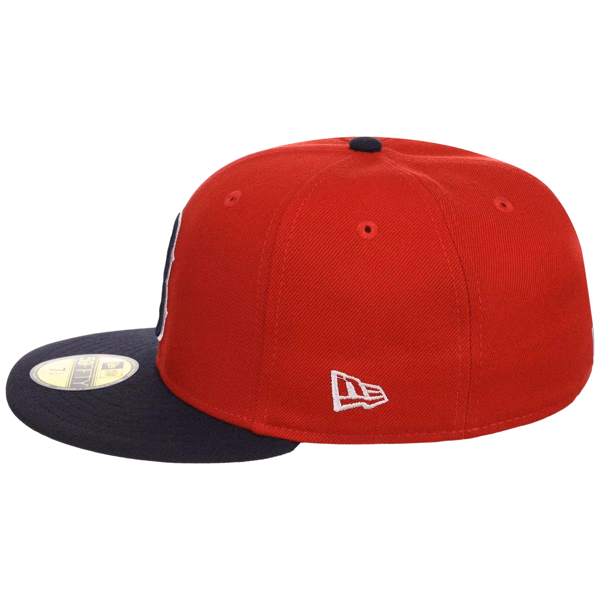 Boston Red Sox MLB Cooperstown Authentic Collection New Era 59FIFTY (Red/Navy) detail view
