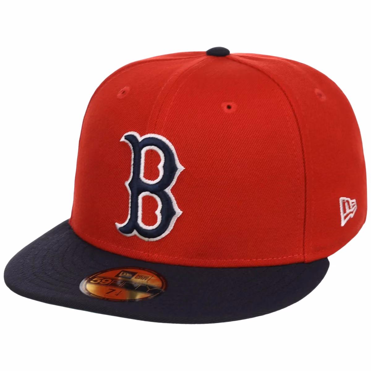 Boston Red Sox MLB Cooperstown Authentic Collection New Era 59FIFTY (Red/Navy) detail view