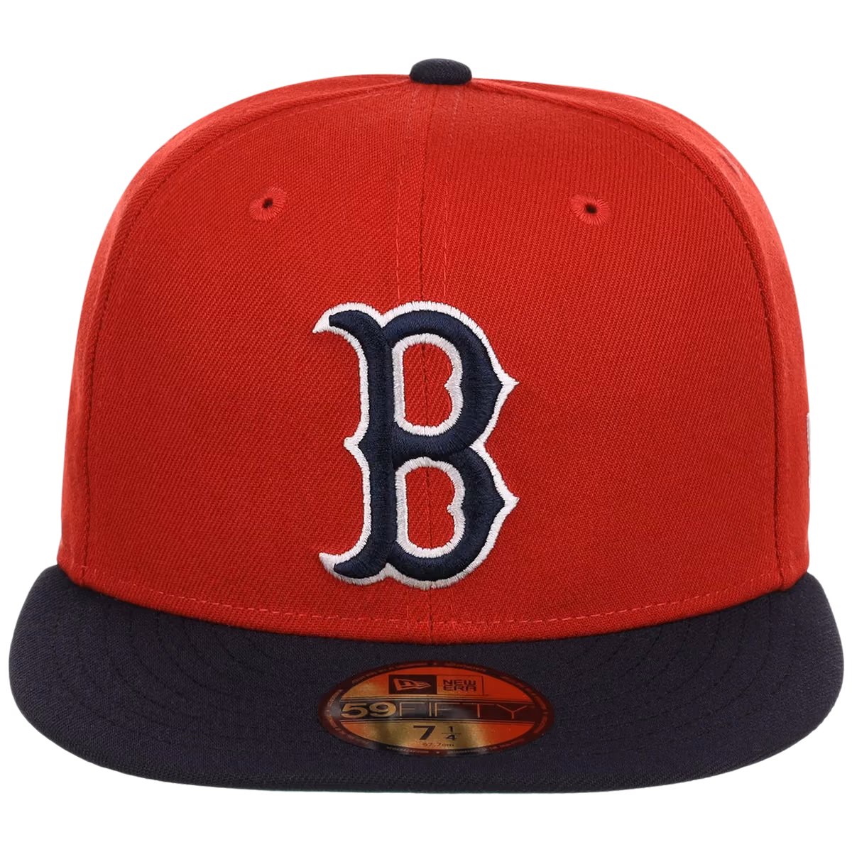 Boston Red Sox MLB Cooperstown Authentic Collection New Era 59FIFTY (Red/Navy) detail view