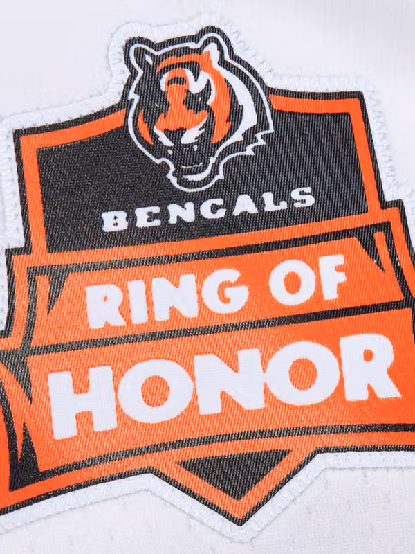 Boomer Esiason #7 Cincinnati Bengals 1984 Legacy Ring of Honor NFL Jersey White view 4