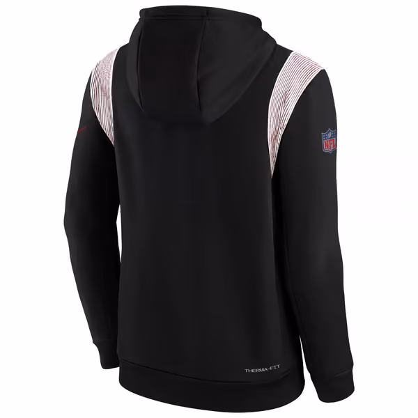 Atlanta Falcons 2022 NFL On-Field Sideline Therma Hoodie (YOUTH) view 3