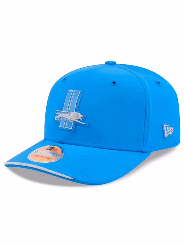 Detroit Lions Historic 2026 NFL Sideline 9SEVENTY Stretch-Snap Cap Blue product photo