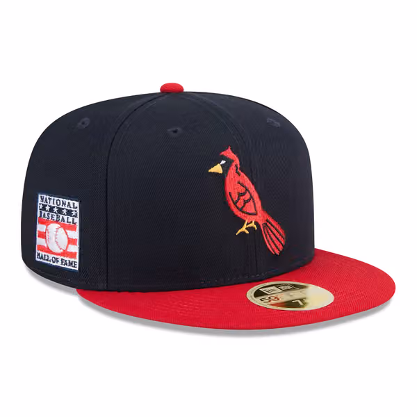 St. Louis Cardinals 2025 MLB Hall of Fame 59FIFTY Fitted Cap Navy product photo