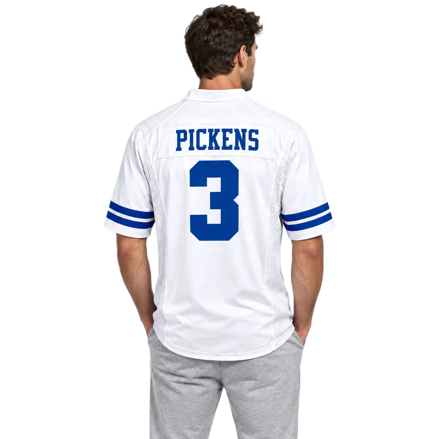 George Pickens Cowboys White Jersey Bold NFL Apparel